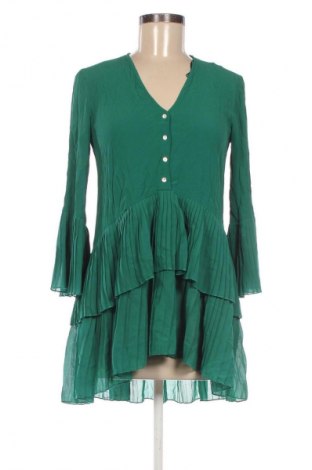 Дамска блуза Zara, Размер XS, Цвят Зелен, Цена 11,39 €