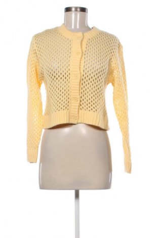 Γυναικεία ζακέτα H&M Divided, Μέγεθος XS, Χρώμα Κίτρινο, Τιμή 8,99 €