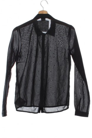 Γυναικείο πουκάμισο Object, Μέγεθος XS, Χρώμα Μαύρο, Τιμή 21,99 €