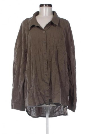 Γυναικείο πουκάμισο SHEIN, Μέγεθος 4XL, Χρώμα Πράσινο, Τιμή 10,99 €