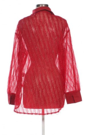 Damenbluse SHEIN, Größe XS, Farbe Rot, Preis 4,99 €