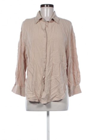 Γυναικείο πουκάμισο SHEIN, Μέγεθος M, Χρώμα  Μπέζ, Τιμή 13,00 €