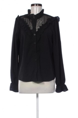 Γυναικείο πουκάμισο Unbranded, Μέγεθος L, Χρώμα Μαύρο, Τιμή 11,99 €