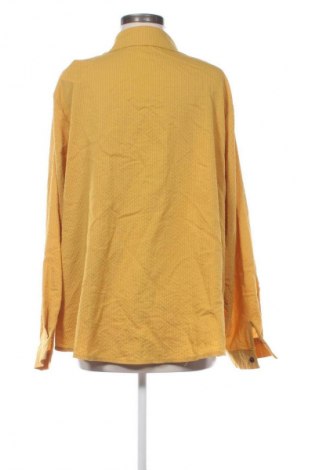 Γυναικείο πουκάμισο Unbranded, Μέγεθος 3XL, Χρώμα Κίτρινο, Τιμή 12,99 €