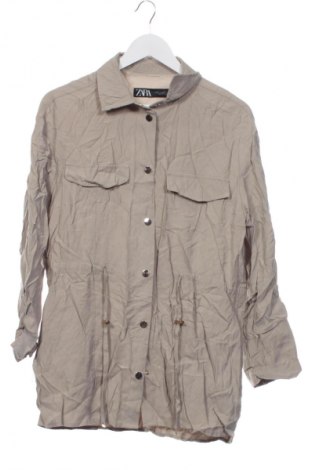 Γυναικείο πουκάμισο Zara, Μέγεθος XS, Χρώμα  Μπέζ, Τιμή 8,99 €
