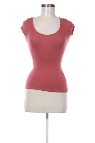 Damski T-shirt Bershka, Rozmiar XS, Kolor Czerwony, Cena 27,99 zł