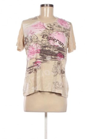 Γυναικείο t-shirt Encadee, Μέγεθος L, Χρώμα Πολύχρωμο, Τιμή 8,99 €