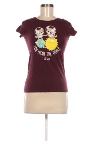 Γυναικείο t-shirt Fb Sister, Μέγεθος XXS, Χρώμα Κόκκινο, Τιμή 5,99 €