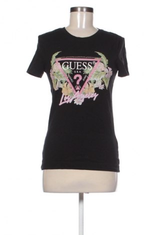 Γυναικείο t-shirt Guess, Μέγεθος M, Χρώμα Μαύρο, Τιμή 25,68 €