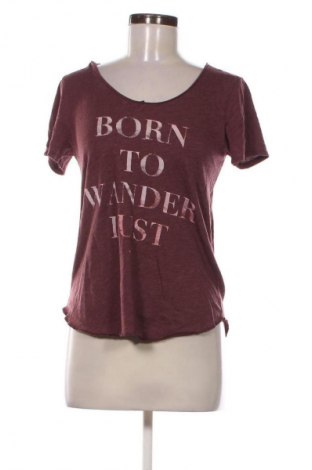 Γυναικείο t-shirt Hollister, Μέγεθος S, Χρώμα Κόκκινο, Τιμή 8,99 €