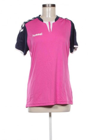 Damski T-shirt Hummel, Rozmiar L, Kolor Różowy, Cena 22,99 zł