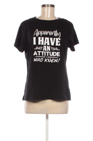 Дамска тениска SHEIN, Размер XL, Цвят Черен, Цена 8,77 €