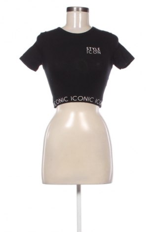 Дамска тениска Tally Weijl, Размер XXS, Цвят Черен, Цена 9,20 €