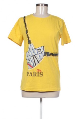 Γυναικείο t-shirt Unbranded, Μέγεθος M, Χρώμα Κίτρινο, Τιμή 8,99 €