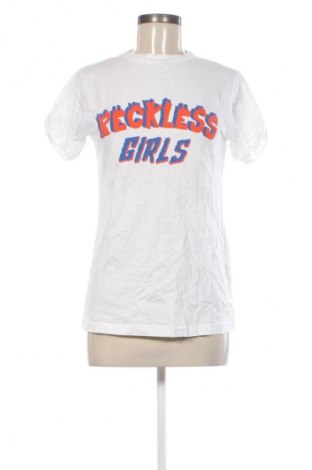 Γυναικείο t-shirt With Love, Μέγεθος XS, Χρώμα Λευκό, Τιμή 8,99 €