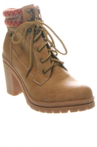 Damskie botki Claudia Ghizzani, Rozmiar 40, Kolor Brązowy, Cena 116,99 zł