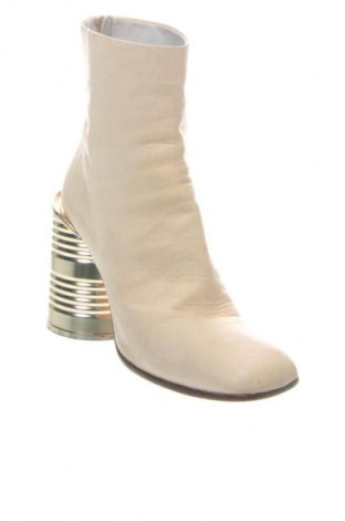 Damskie botki MM6 Maison Martin Margiela, Rozmiar 37, Kolor ecru, Cena 2 794,99 zł
