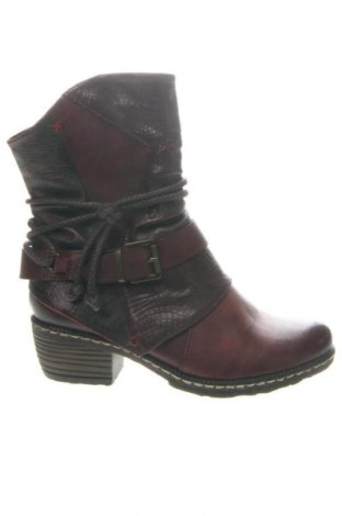 Γυναικεία μποτάκια Rieker, Μέγεθος 34, Χρώμα Κόκκινο, Τιμή 34,99 €