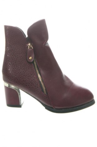 Damskie botki Unbranded, Rozmiar 34, Kolor Czerwony, Cena 218,79 zł