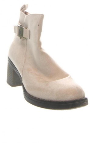 Damskie botki Unbranded, Rozmiar 38, Kolor ecru, Cena 171,47 zł