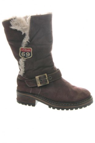 Damskie kozaki S.Oliver, Rozmiar 36, Kolor Brązowy, Cena 284,99 zł