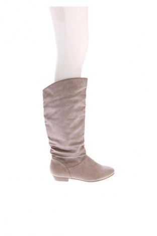 Γυναικείες μπότες Unbranded, Μέγεθος 40, Χρώμα  Μπέζ, Τιμή 56,00 €