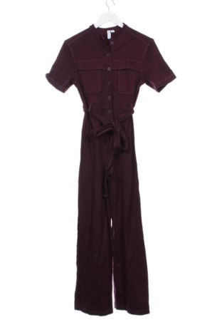 Damski długi kombinezon & Other Stories, Rozmiar XS, Kolor Fioletowy, Cena 150,99 zł