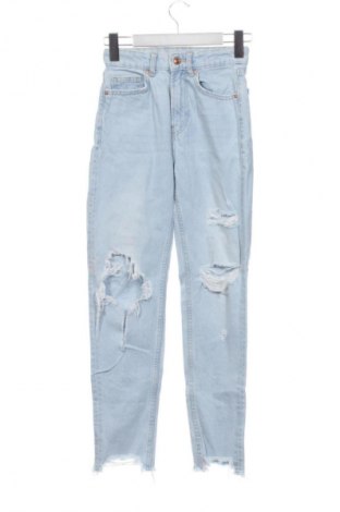 Dámské džíny  Bershka, Velikost XXS, Barva Modrá, Cena  419,00 Kč