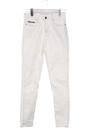 Dámské džíny  Calvin Klein Jeans, Velikost S, Barva Bílá, Cena  819,00 Kč