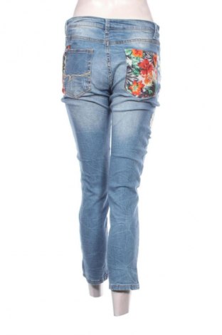 Damskie jeansy Desigual, Rozmiar XL, Kolor Niebieski, Cena 183,99 zł