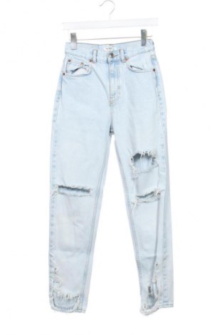 Blugi de femei Pull&Bear, Mărime XS, Culoare Albastru, Preț 91,99 Lei