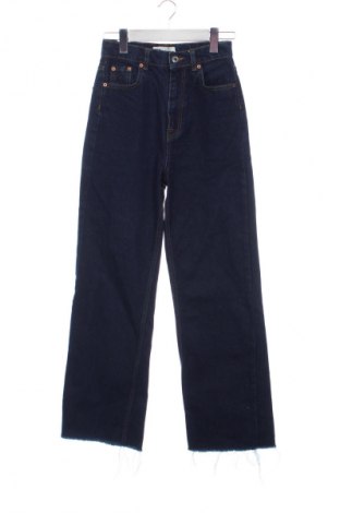 Blugi de femei Zara, Mărime XS, Culoare Albastru, Preț 85,99 Lei