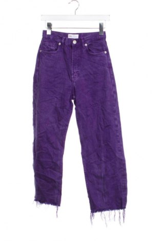 Dámské džíny  Zara, Velikost XXS, Barva Fialová, Cena  279,00 Kč