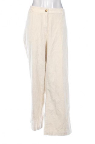 Γυναικείο κοτλέ παντελόνι Damart, Μέγεθος 3XL, Χρώμα  Μπέζ, Τιμή 27,68 €