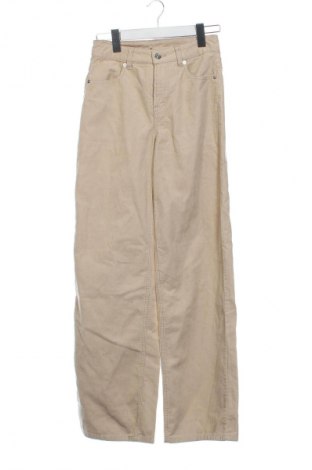 Dámské manšestráky  H&M Divided, Velikost XS, Barva Béžová, Cena  420,00 Kč