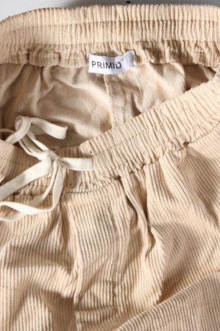 Γυναικείο κοτλέ παντελόνι Unbranded, Μέγεθος L, Χρώμα  Μπέζ, Τιμή 7,99 €