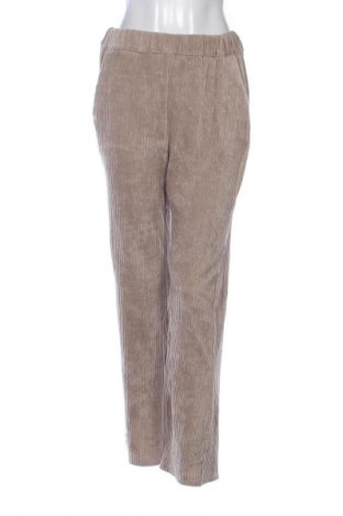 Pantaloni de velvet de femei Unbranded, Mărime M, Culoare Bej, Preț 10,99 Lei