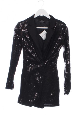 Női rövid overál Bershka, Méret XS, Szín Fekete, Ár 6 769 Ft