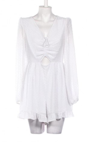 Women's short jumpsuit Fb Sister, Μέγεθος M, Χρώμα Λευκό, Τιμή 11,99 €