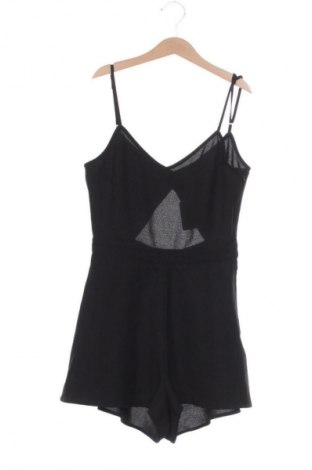 Дамски къс гащеризон H&M Divided, Размер XS, Цвят Черен, Цена 4,60 €
