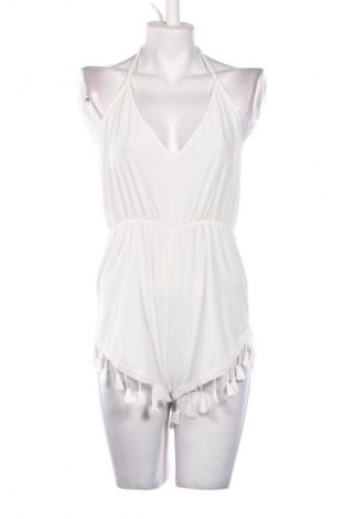 Women's short jumpsuit Pretty Little Thing, Μέγεθος M, Χρώμα Λευκό, Τιμή 14,99 €