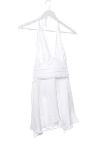 Дамски къс гащеризон Pull&Bear, Размер XS, Цвят Бял, Цена 8,18 €