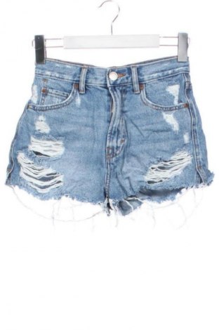 Γυναικείο κοντό παντελόνι Pull&Bear, Μέγεθος XS, Χρώμα Μπλέ, Τιμή 7,99 €