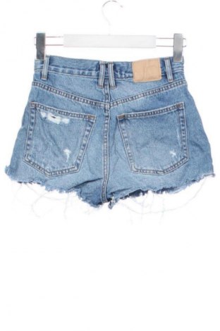 Γυναικείο κοντό παντελόνι Pull&Bear, Μέγεθος XS, Χρώμα Μπλέ, Τιμή 7,99 €