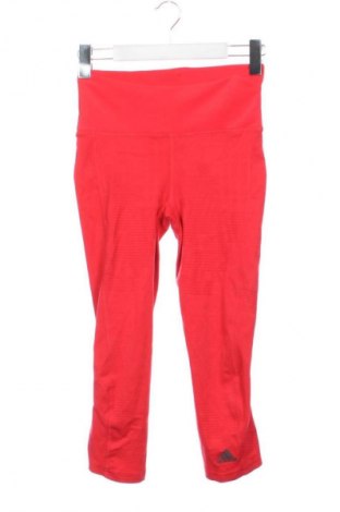 Γυναικείο κολάν Adidas, Μέγεθος XS, Χρώμα Κόκκινο, Τιμή 14,99 €