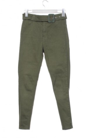 Γυναικείο παντελόνι Bershka, Μέγεθος XS, Χρώμα Πράσινο, Τιμή 14,74 €