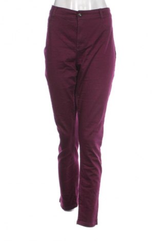 Pantaloni de femei Laura Torelli, Mărime XXL, Culoare Mov, Preț 91,99 Lei