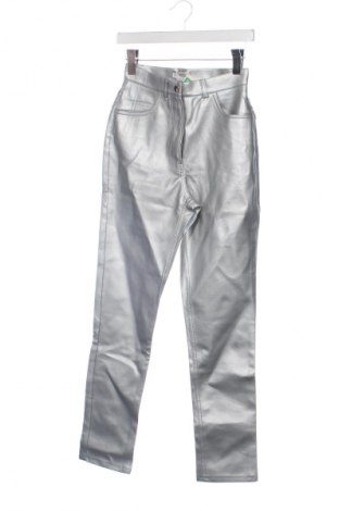 Női nadrág United Colors Of Benetton, Méret XS, Szín Ezüstös, Ár 20 019 Ft