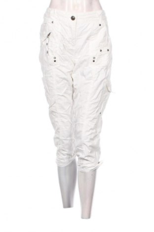 Pantaloni de femei Yessica, Mărime L, Culoare Alb, Preț 52,99 Lei