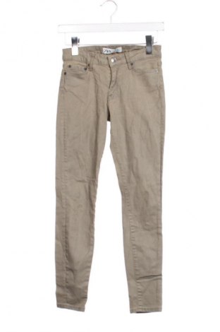 Dámské kalhoty  Zara, Velikost XS, Barva Hnědá, Cena  309,00 Kč